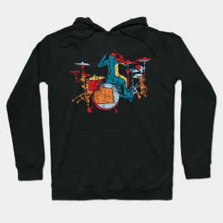 Abstract Colorful Drummer Hoodie